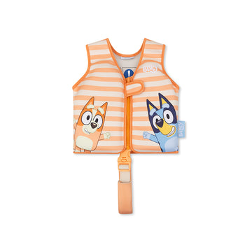 Bluey Swim Vest | Orange 1-2 years