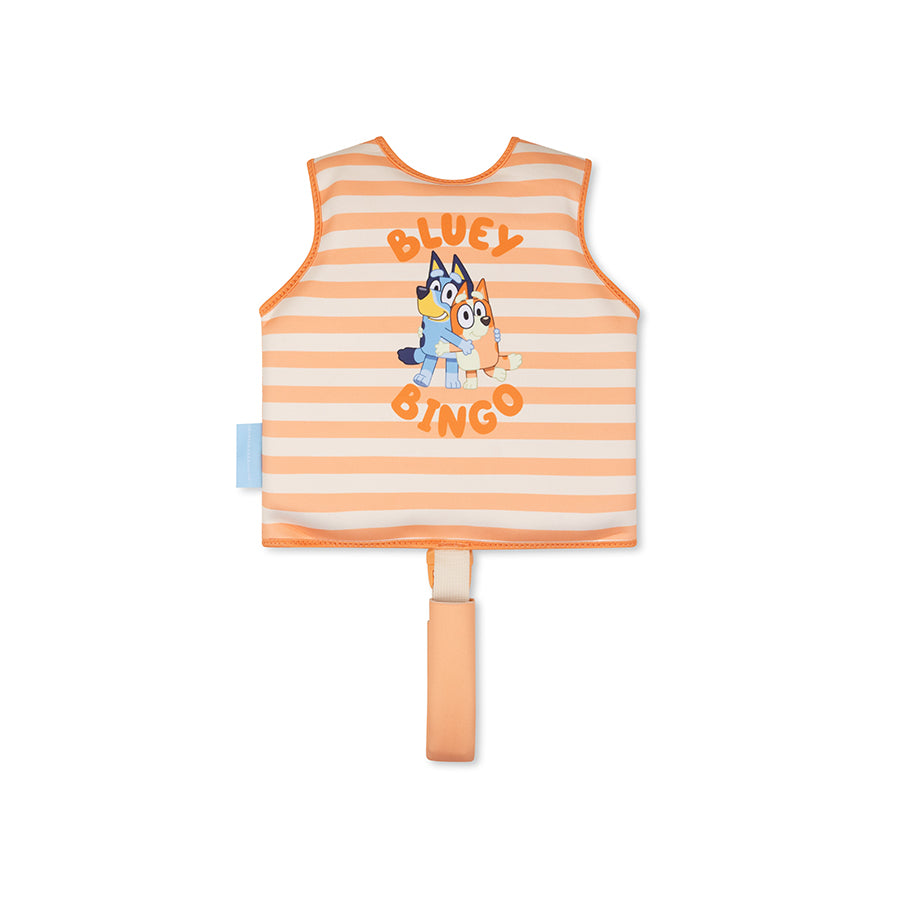 Bluey Swim Vest | Orange 1-2 years