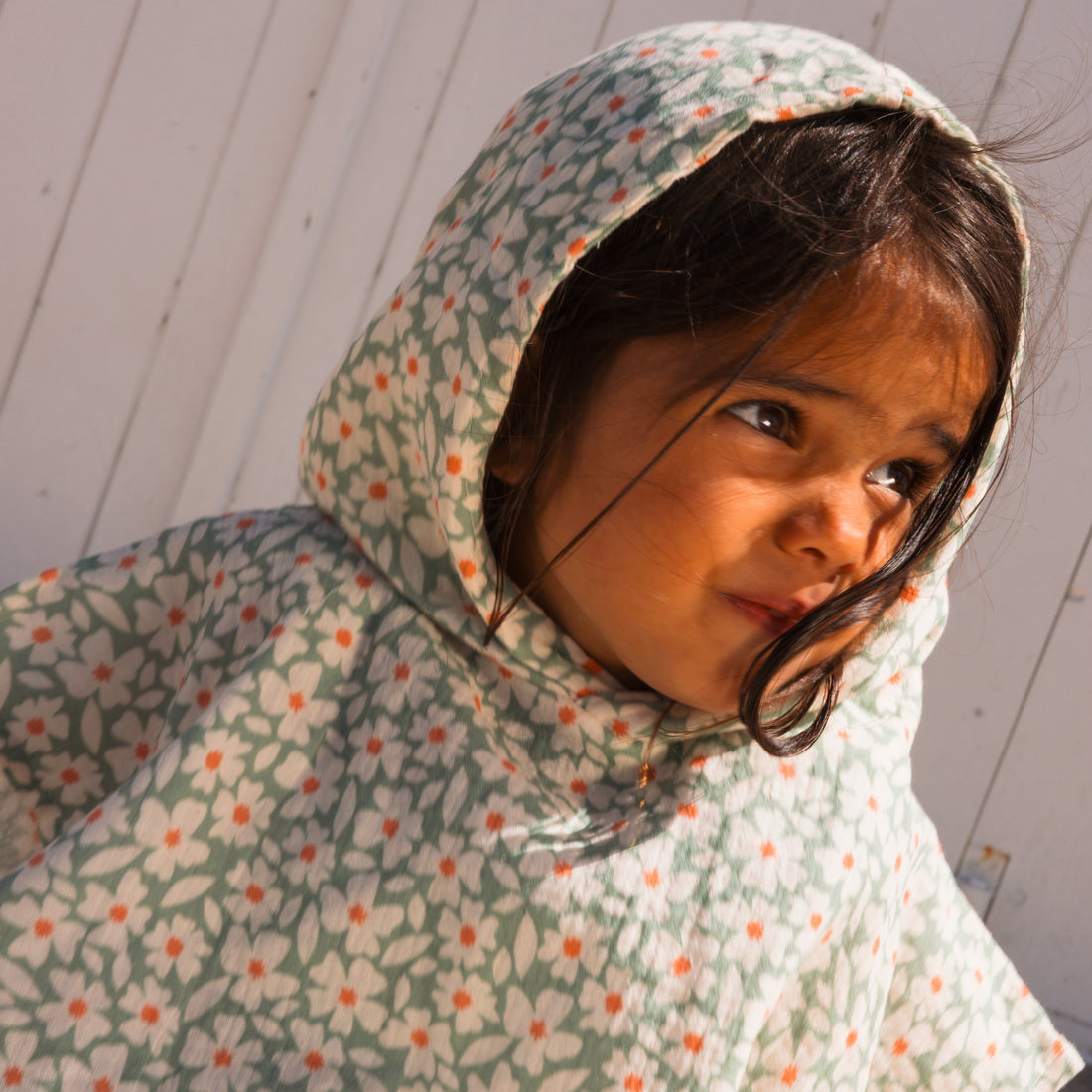 Florish | Green Beach poncho 52 x 52 cm