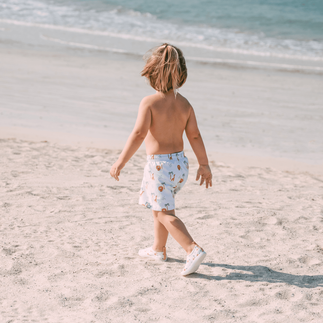 Jungle | Multicolored UV Swim Shorts Boys