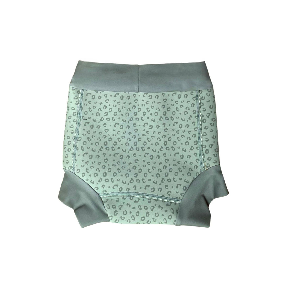 Leopard | Green Swim Diaper Neoprene