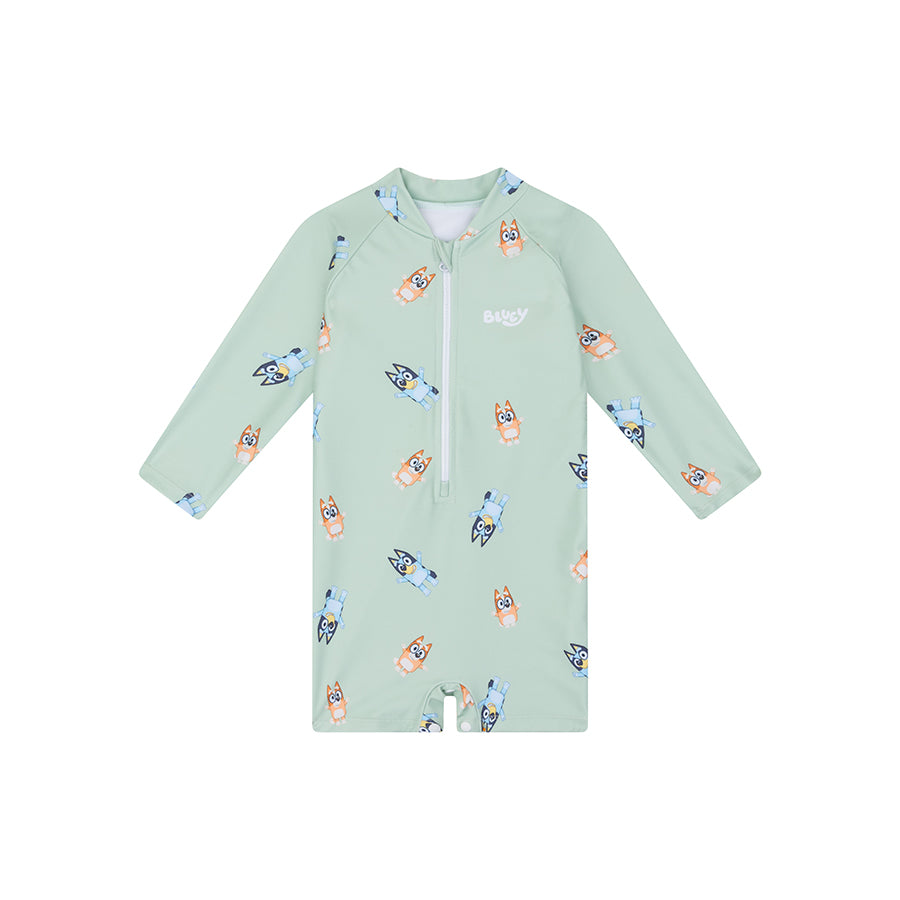 Bluey Swimsuit Green | UV boys