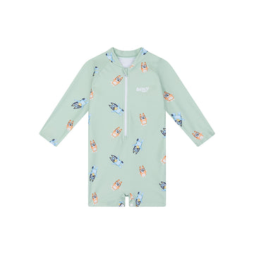 Bluey Swimsuit Green | UV boys