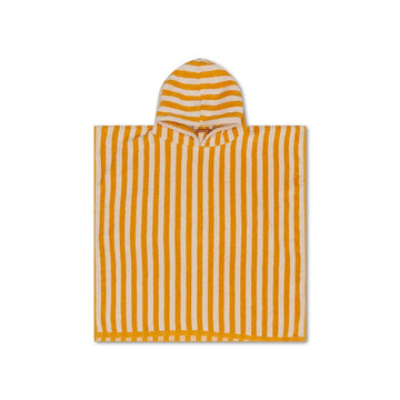 Flow | Yellow/White Beach poncho 65 x 65 cm