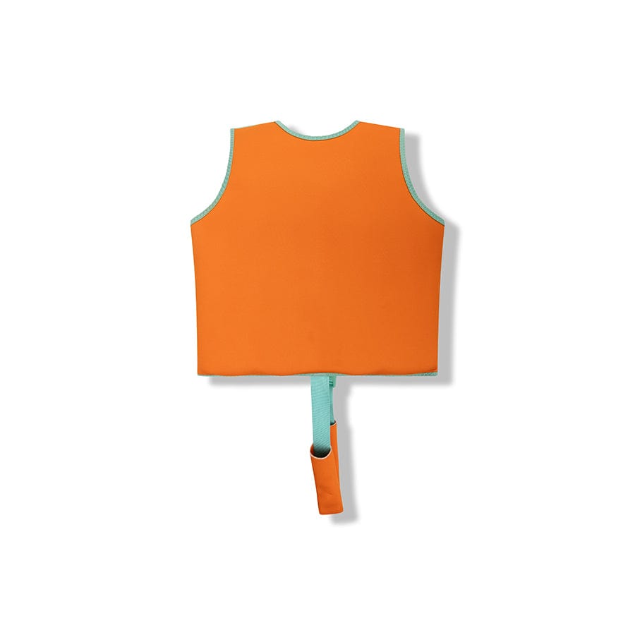 Swim-vest-Orange-Green-VividClash-Swim-Essentials