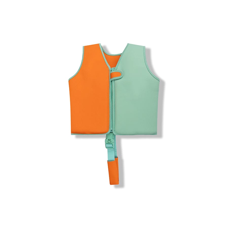 Swim-vest-Orange-Green-VividClash-Swim-Essentials