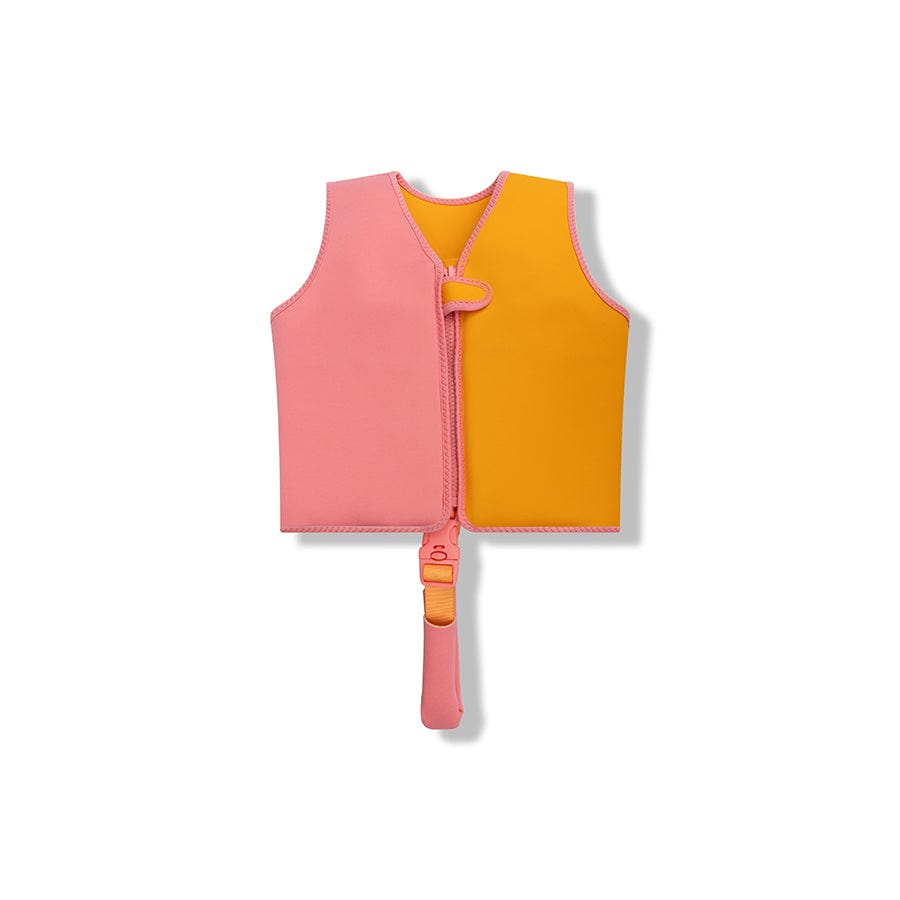 Swim-vest-Orange-Pink-VividClash-Swim-Essentials